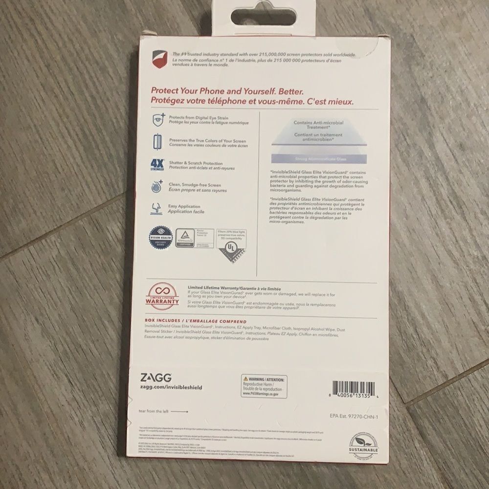 Zagg Invisible Shield glass protector. New - Picture 9 of 9